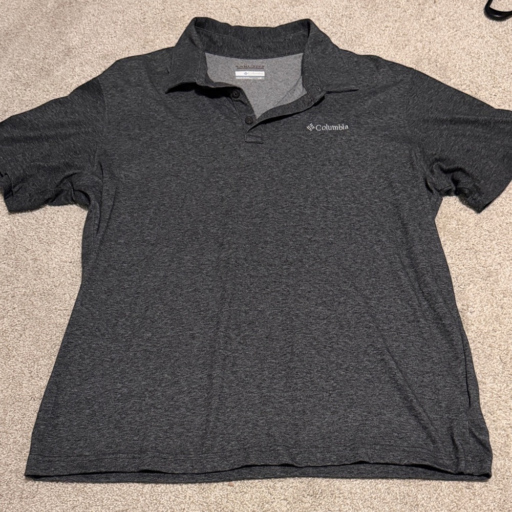 Columbia Men's Charcoal Polo Shirt